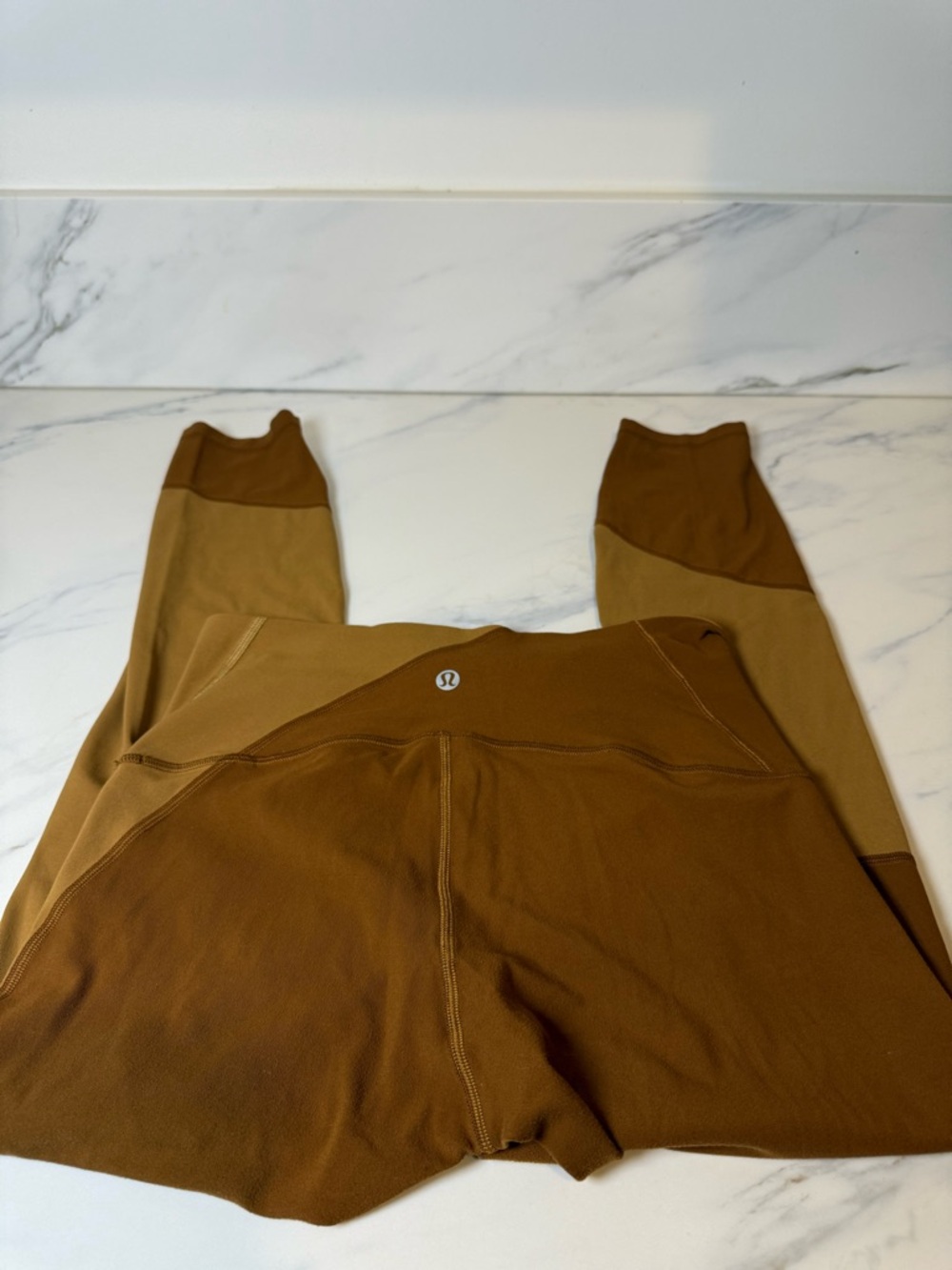 Lululemon summer mustard yellow orange leggings